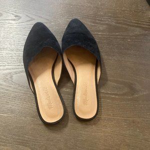 Madewell Seude Flat Mules